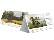 заказать печать 1 000 календарей-домиков перекидных «210x110x77 мм.» 13 листов, 4+4