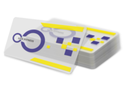 заказать печать 500 пластиковых карт, полноцветная печать с обеих сторон на прозрачном пластике